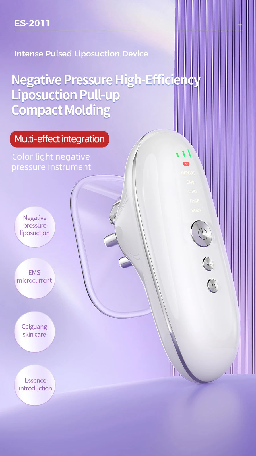 Body Sculpting Massager with LED Light for Face and Body