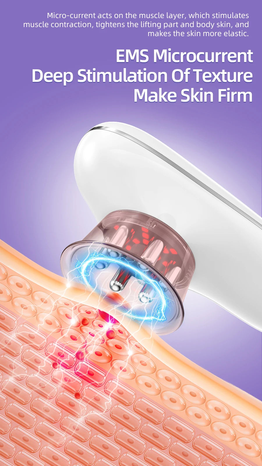 Body Sculpting Massager with LED Light for Face and Body - 10