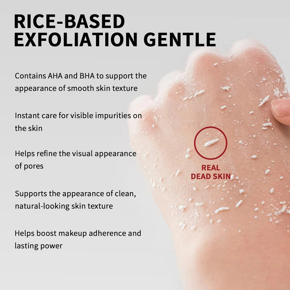 Exfoliating Rice Ampoule for Deep Pore Cleansing and Hydration