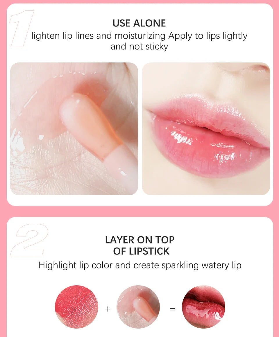 Crystal Jelly Lip Glow Oil for Hydrated Shiny Lips - 14