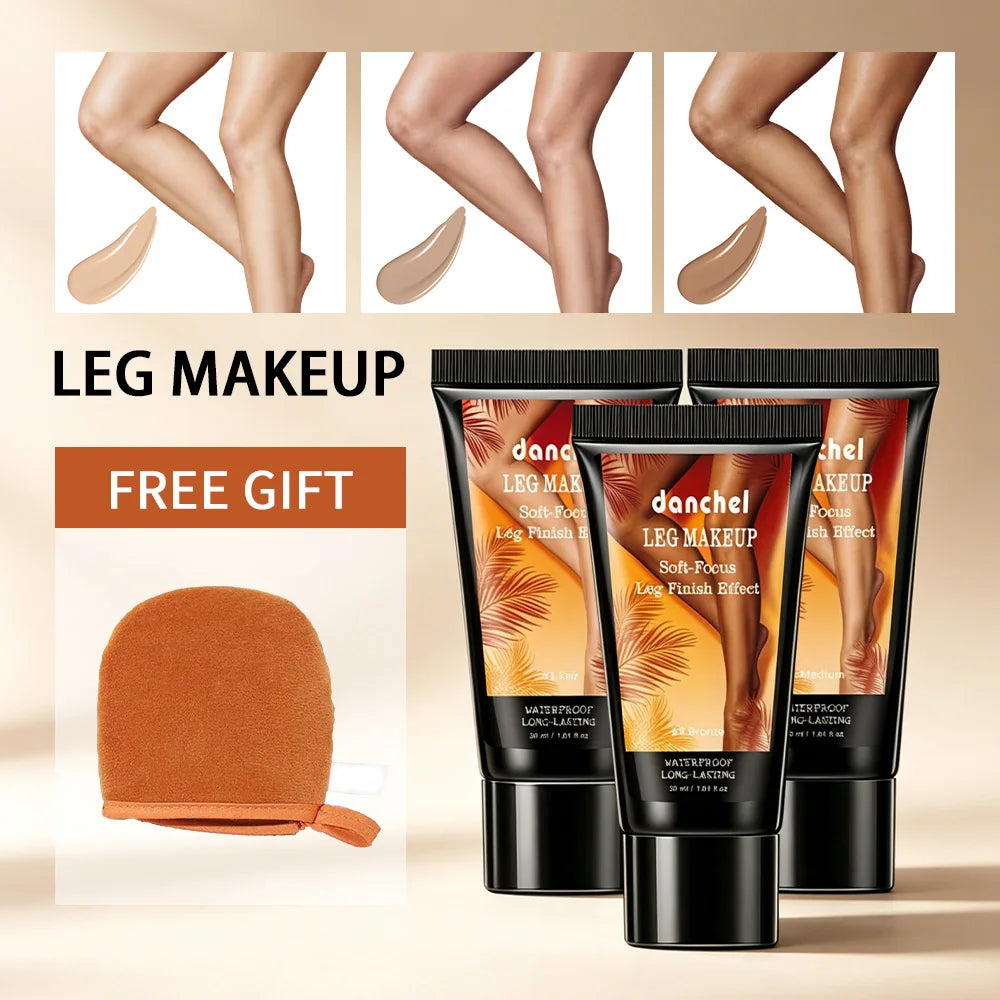 Body Foundation Makeup with Application Glove - 1