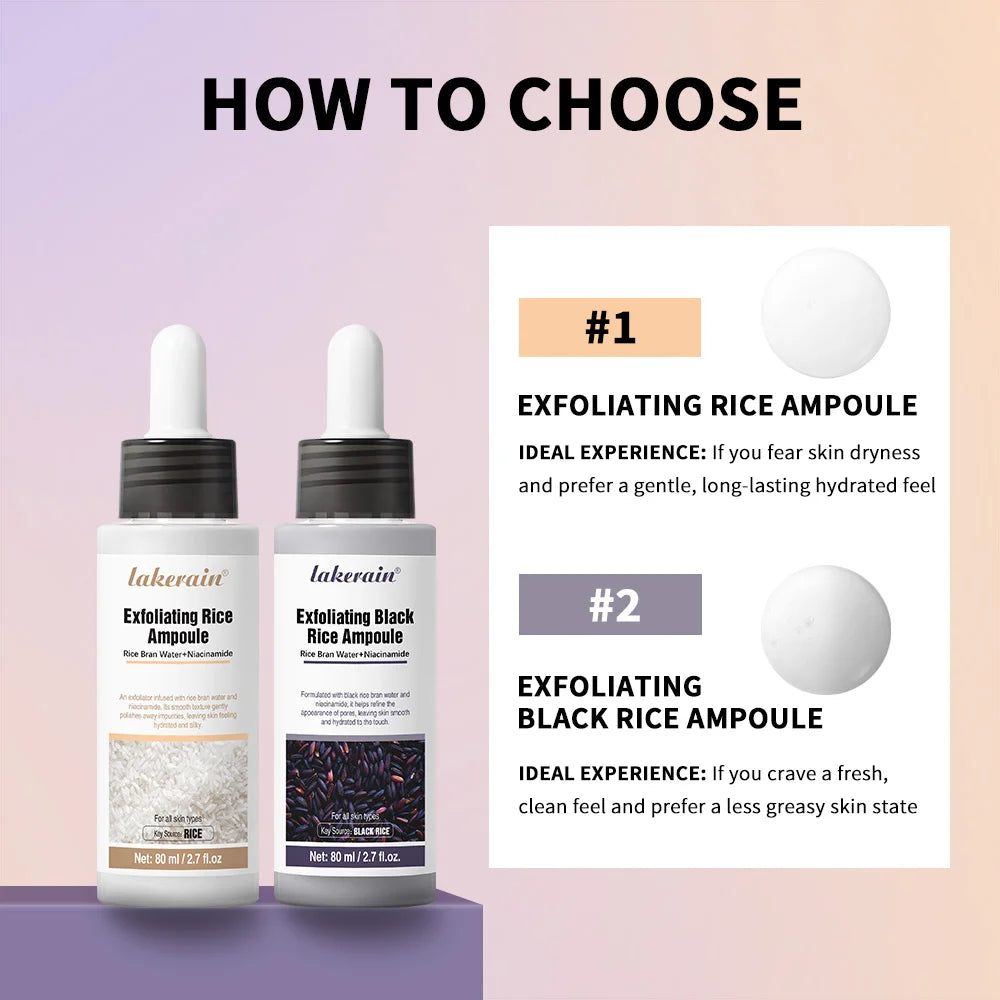 Exfoliating Rice Ampoule for Deep Pore Cleansing and Hydration