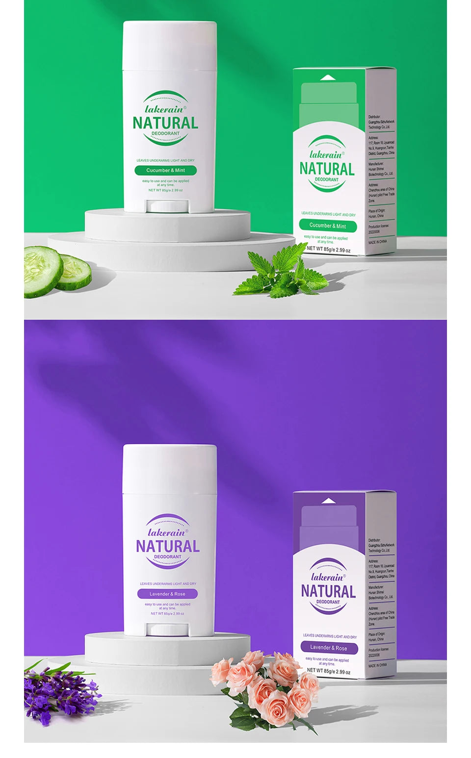 Solid Deodorant Stick for Long Lasting Freshness - 20