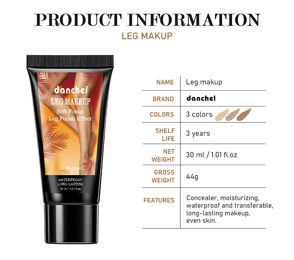 Body Foundation Leg Makeup Waterproof Concealer - 17