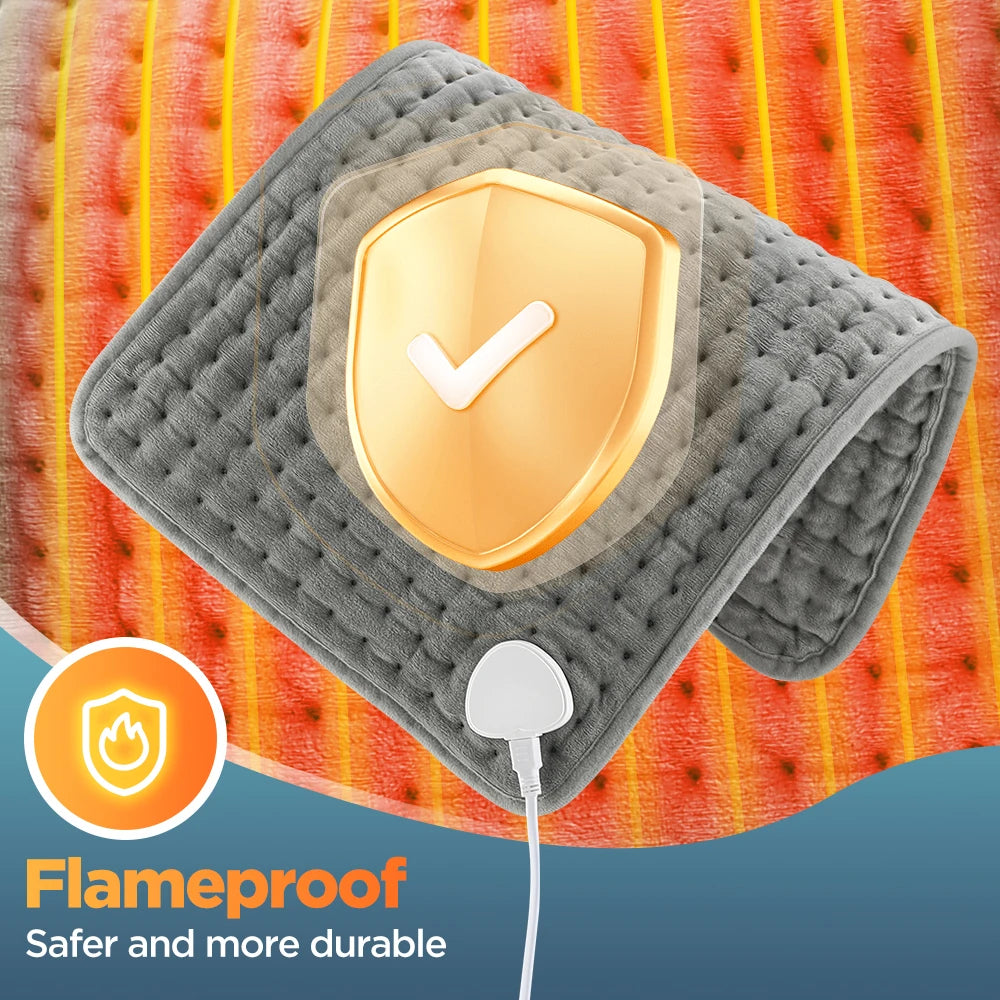 Electric Heating Pad with Adjustable Temperature Settings