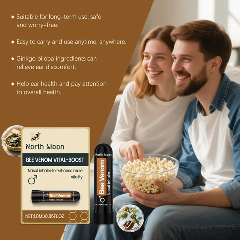 Bee Venom Vital Boost Nasal Inhaler for Daily Male Vitality - 3