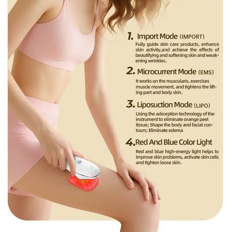 Body Sculpting Massager with LED Light for Face and Body - 2