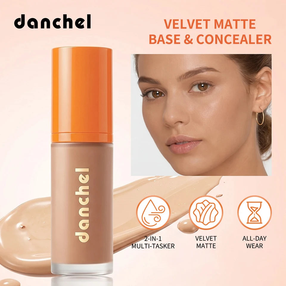 Liquid Foundation and Concealer for a Flawless Velvet Matte Finish - 7
