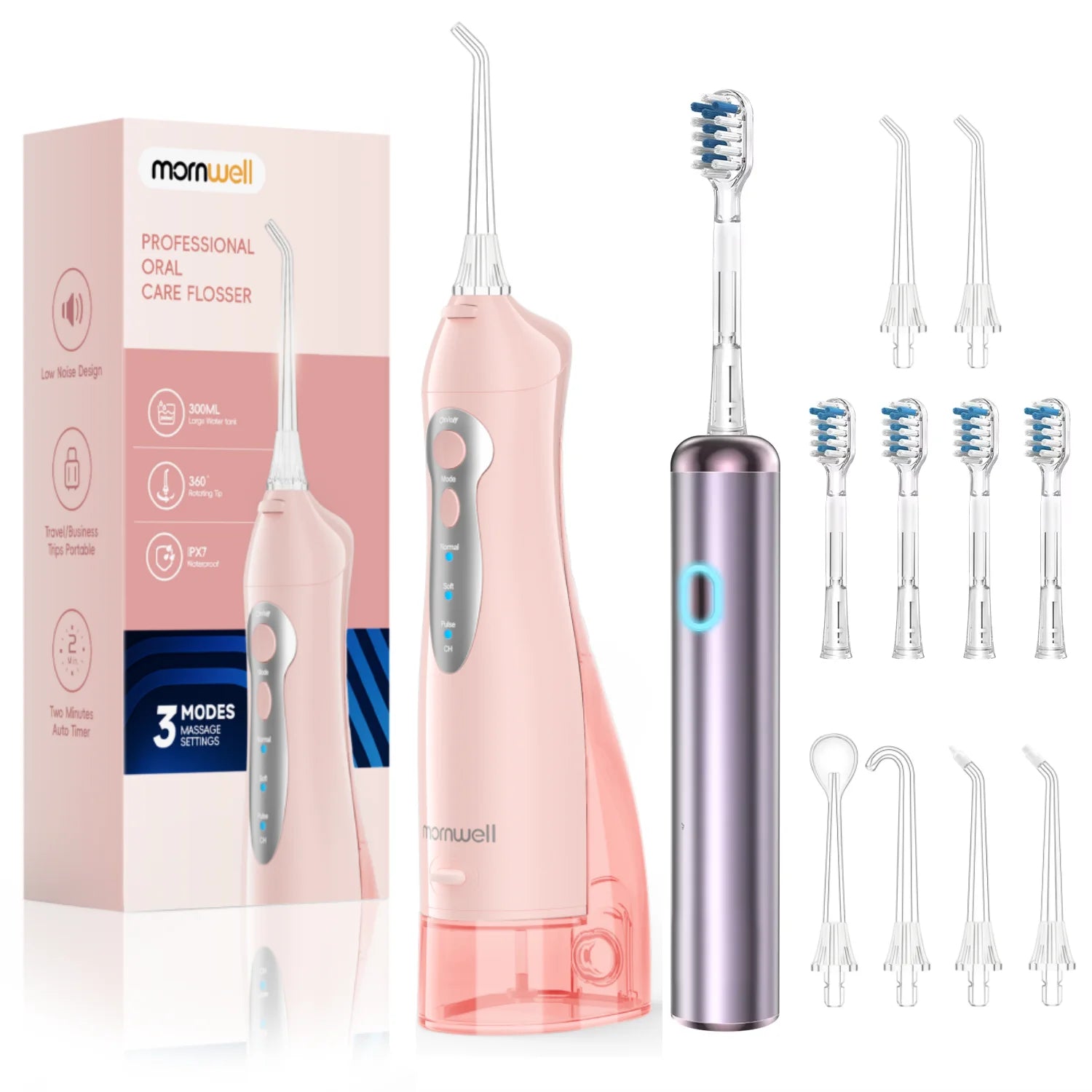 Professional Oral Irrigator and Electric Toothbrush Set - 23