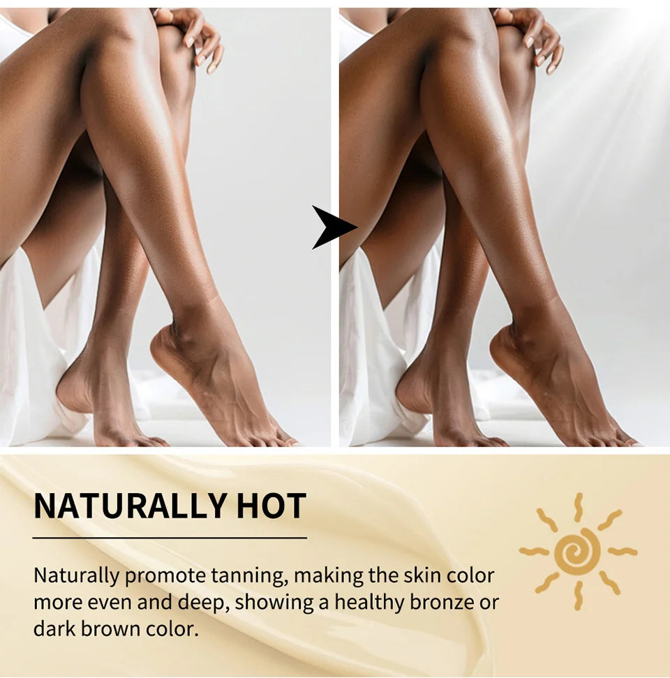 Hot Tanning Cream for Long Lasting Natural Bronzed Skin