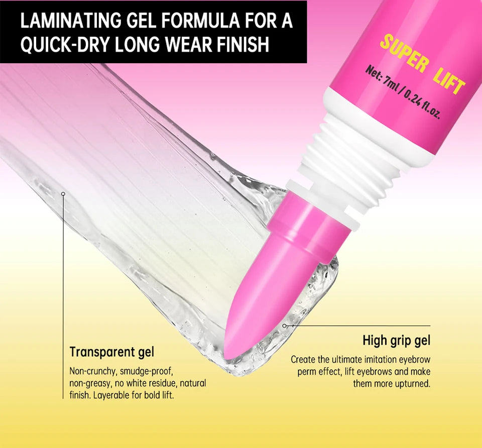 Eyebrow Lamination Gel for Long Lasting Hold