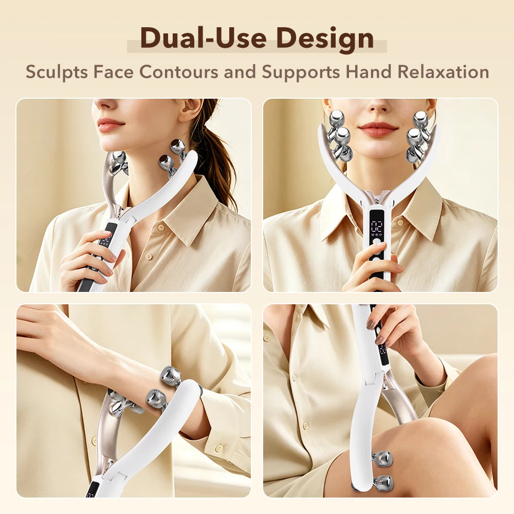 Electric Facial Roller Massager with 8 Roller Spheres - 9