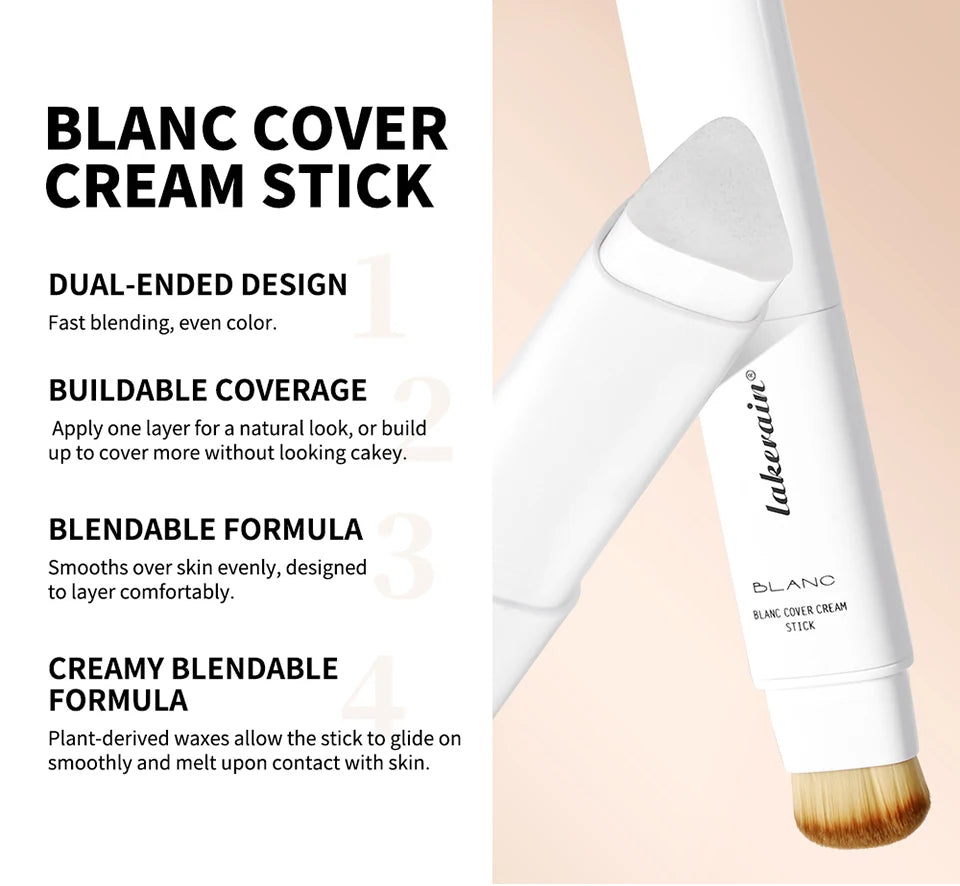 Color Changing Foundation Stick with Built In Blending Brush