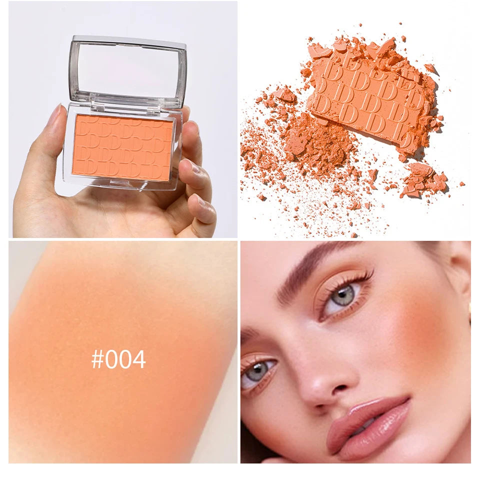 Embossed Blush Palette for Natural Matte Finish