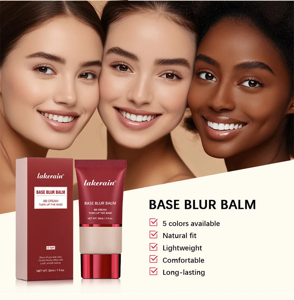 Liquid Foundation and Dual Brush Set for Smooth Matte Finish
