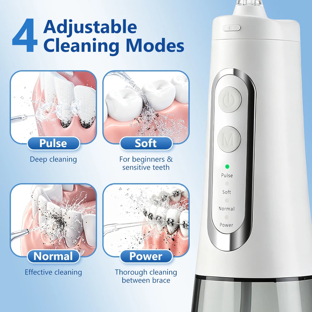 Cordless Water Dental Flosser for Deep Teeth and Gum Cleaning - 2