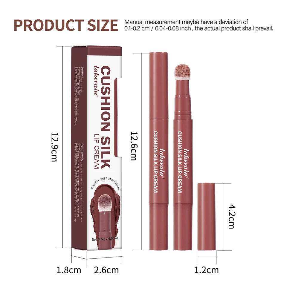 Cushion Silk Lip Cream Long Lasting Waterproof Matte Finish