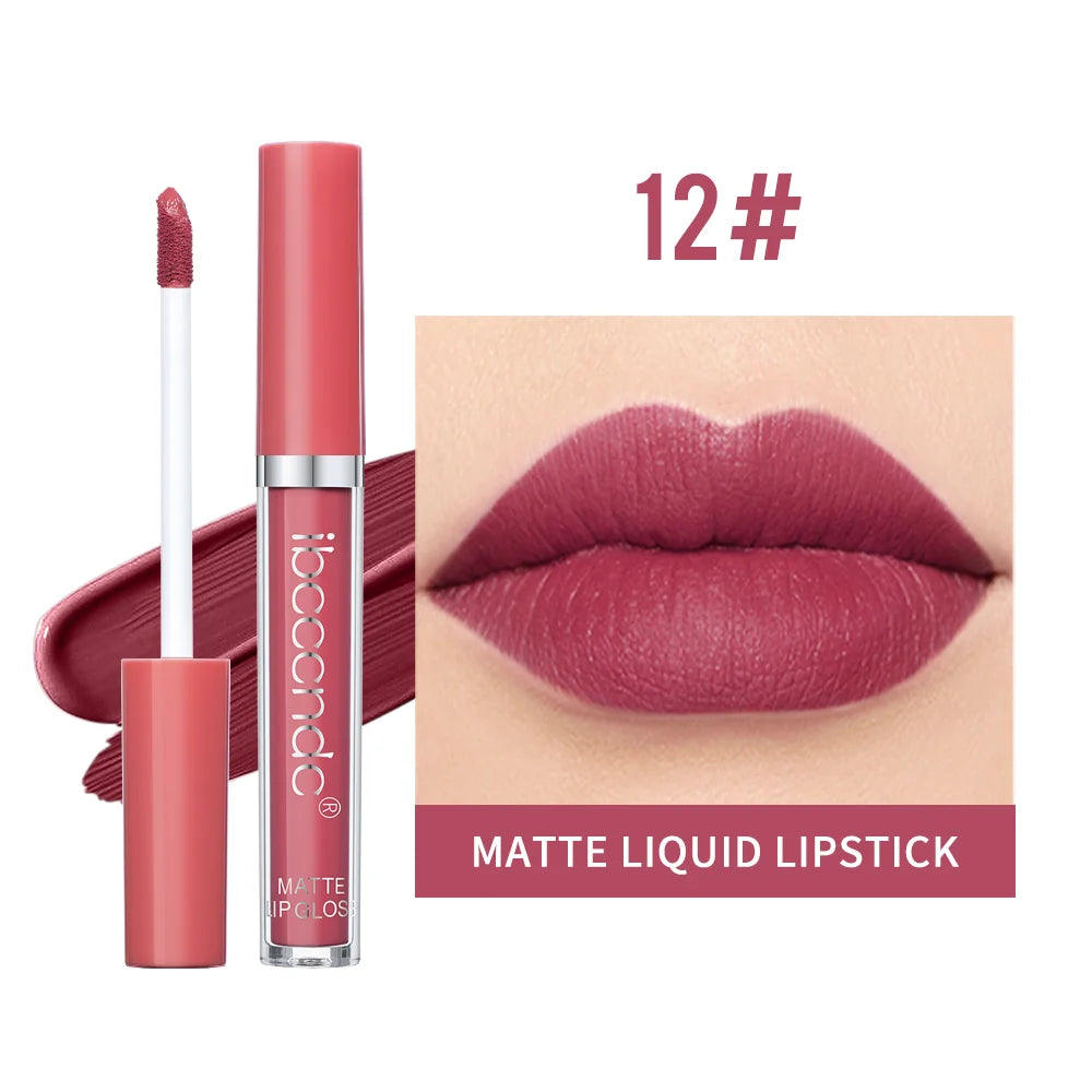 Matte Velvet Liquid Lipstick Long lasting waterproof wear
