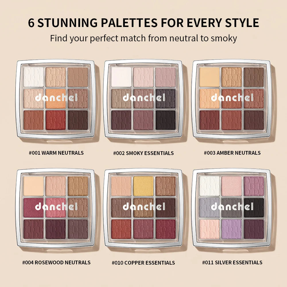 Artist Eyeshadow Palette with Highly Pigmented Blendable Shades - 5