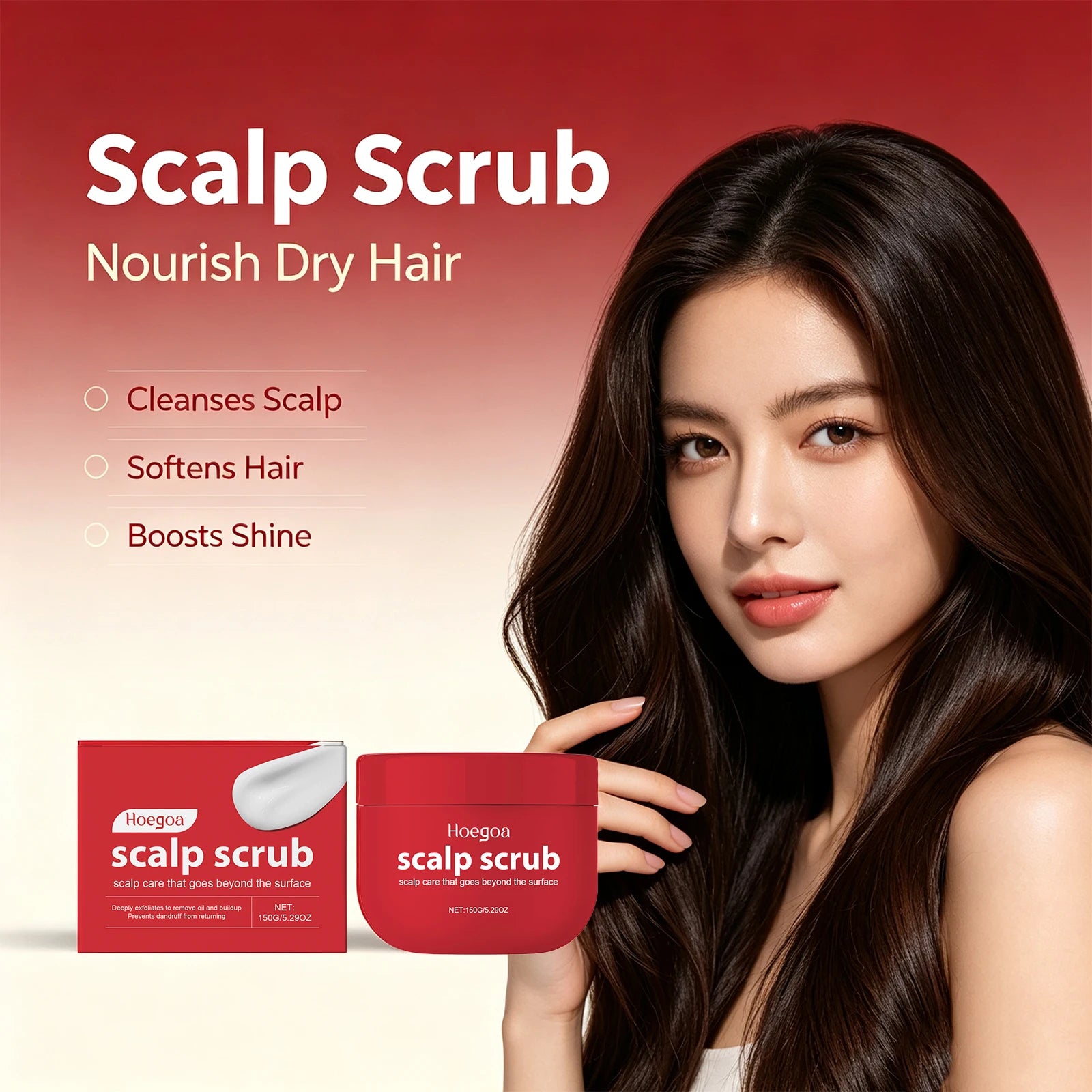 Scalp Scrub Deep Cleansing Exfoliator for Dandruff Relief - 1