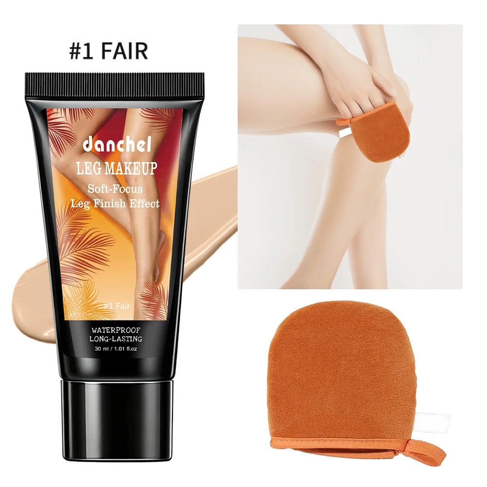 Body Foundation Makeup with Application Glove
