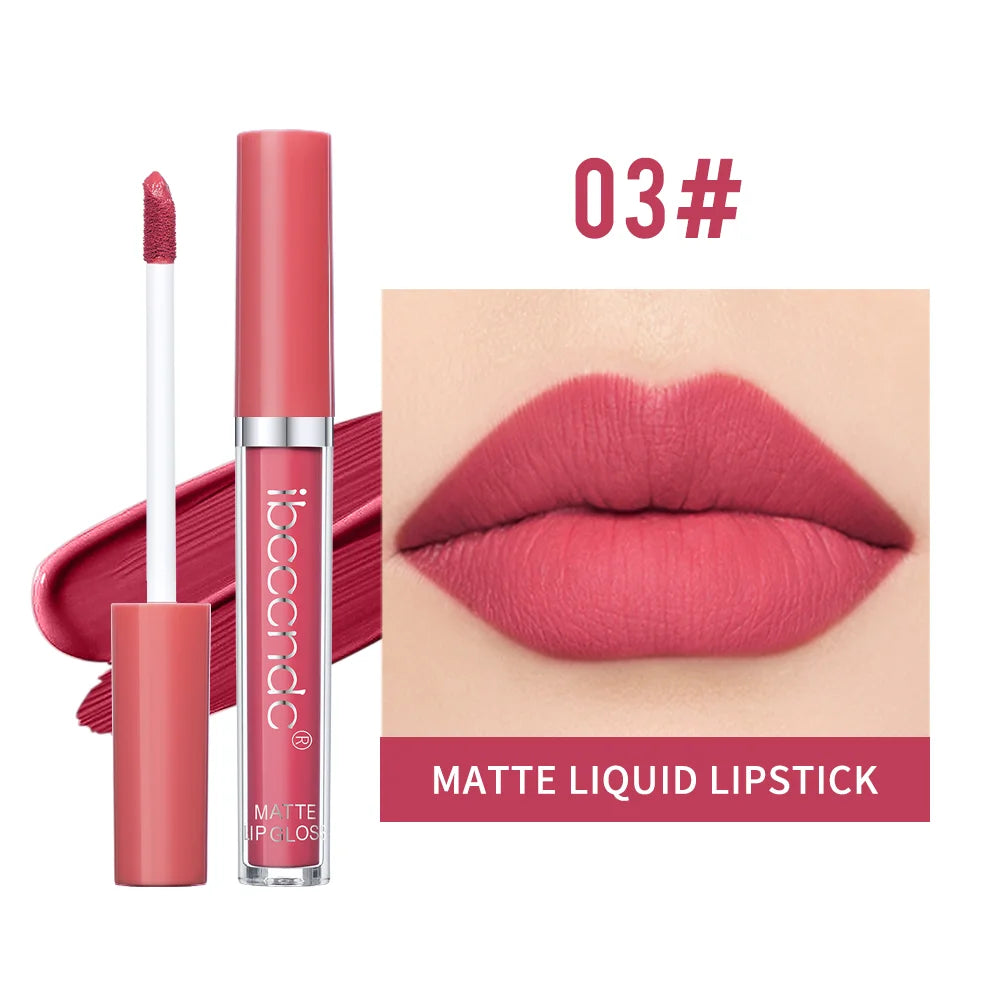 Matte Velvet Liquid Lipstick Long lasting waterproof wear