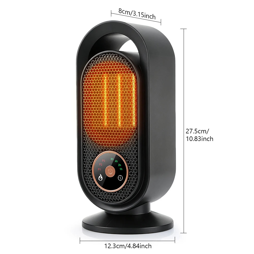 Portable Ceramic Space Heater with Fast Heating