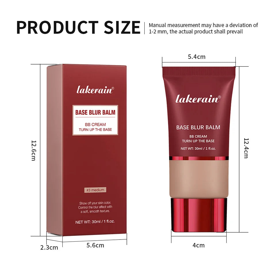 Base Blur Balm Foundation Long Lasting Oil Control