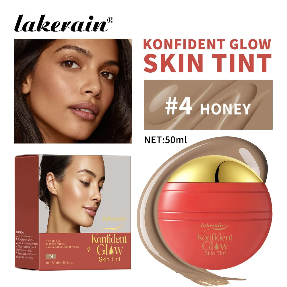 Glow Skin Tint Foundation Lightweight Buildable Coverage