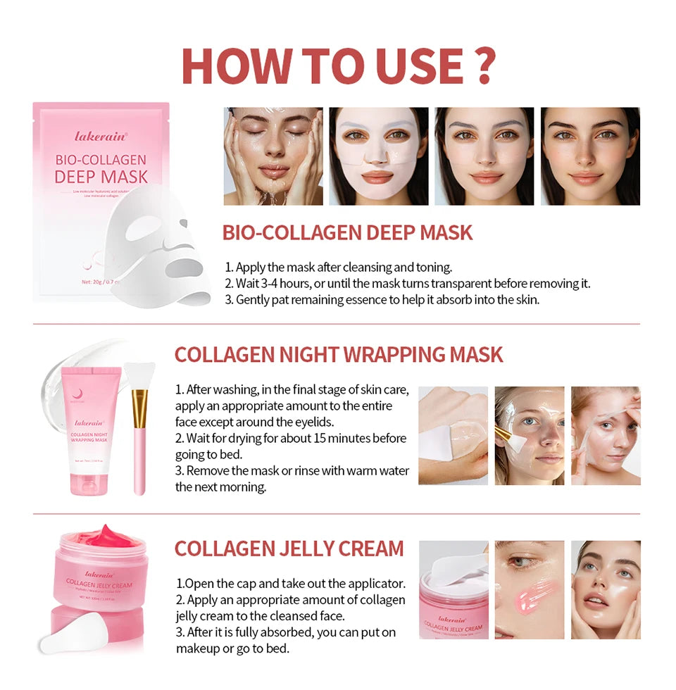 Collagen Skincare Set for Deep Nourishment