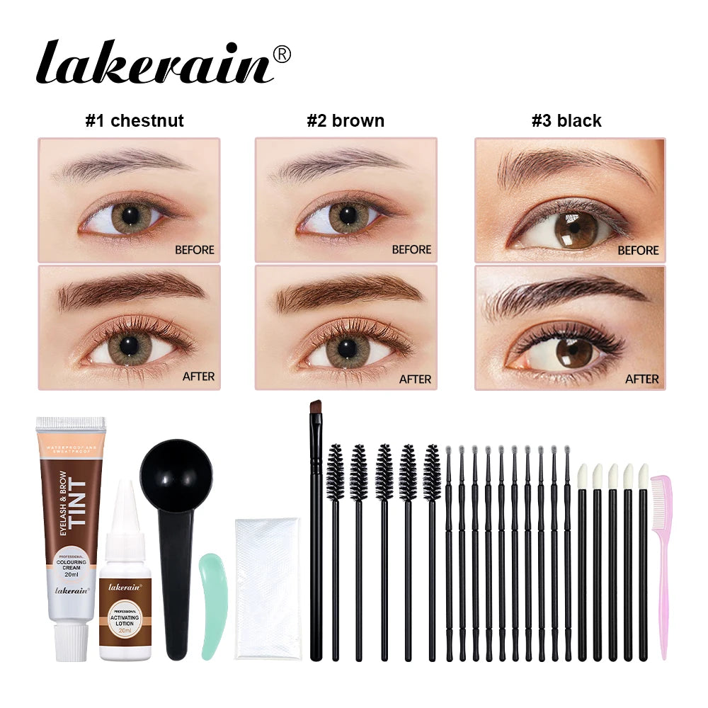 Eyelash and Brow Tint Kit for Natural Looking Results