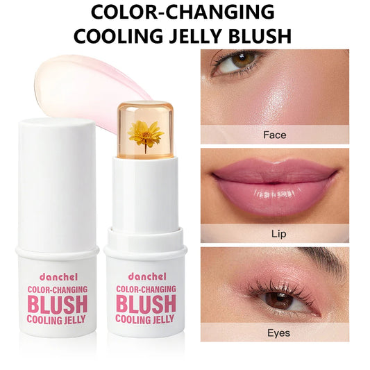 Color Changing Jelly Blush Stick with Hydrating Formula