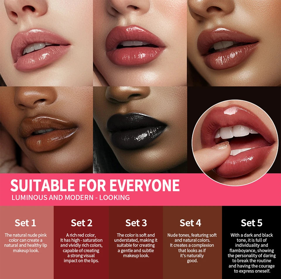 Iconic Mini Lip Kit with Long Lasting Matte Finish - 12