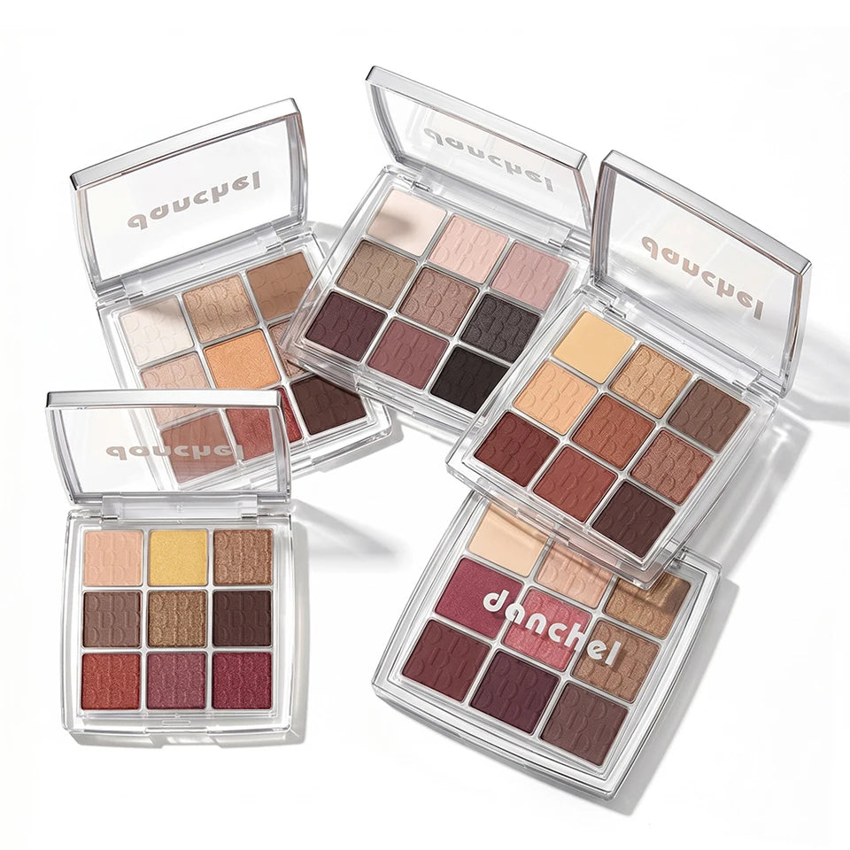 9-Shade Eyeshadow Palette Highly Pigmented Blendable Makeup - 19