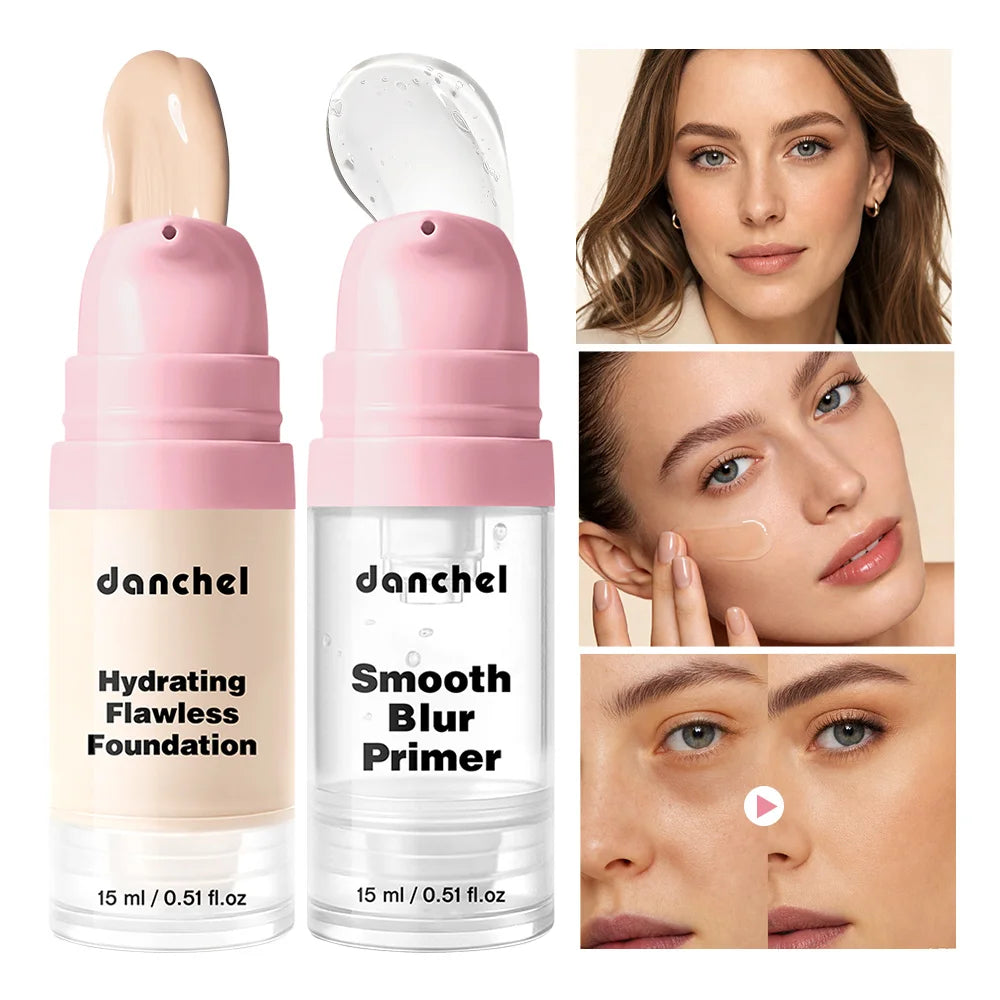 Smoothing Primer and Foundation Set for Flawless Skin - 7