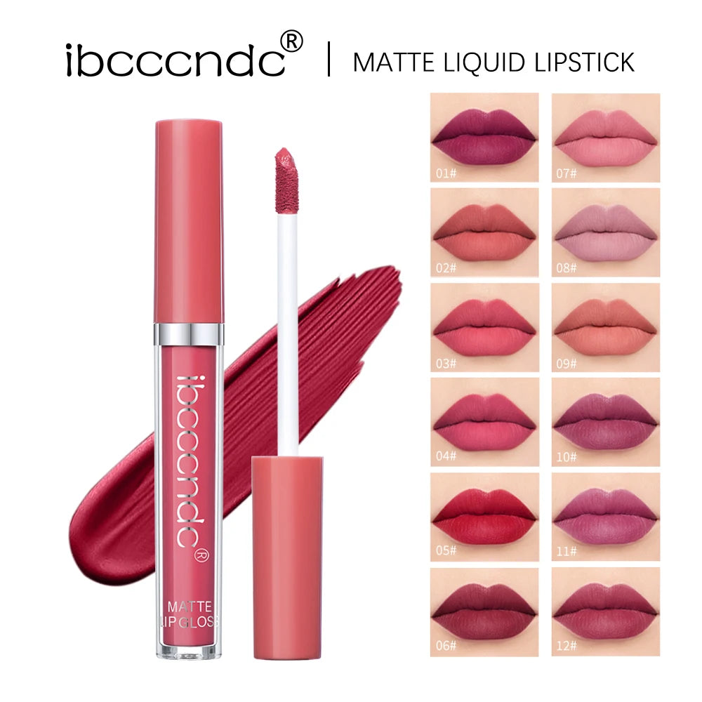 Matte Velvet Liquid Lipstick Long lasting waterproof wear
