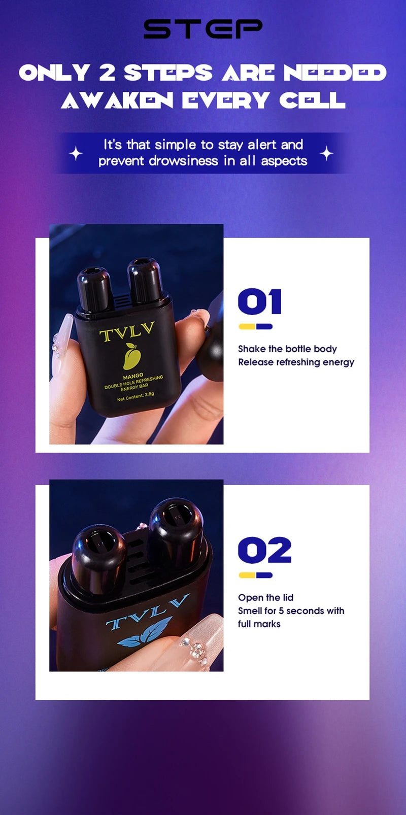 Aromatherapy Nasal Inhaler Stick for Natural Energy Refreshment - 16