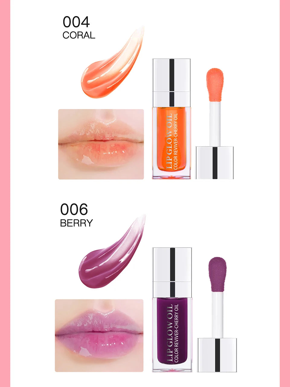 Crystal Jelly Lip Glow Oil for Hydrated Shiny Lips