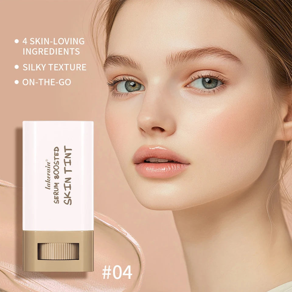 Foundation and Powder Makeup Set with Gift Pouch - 10