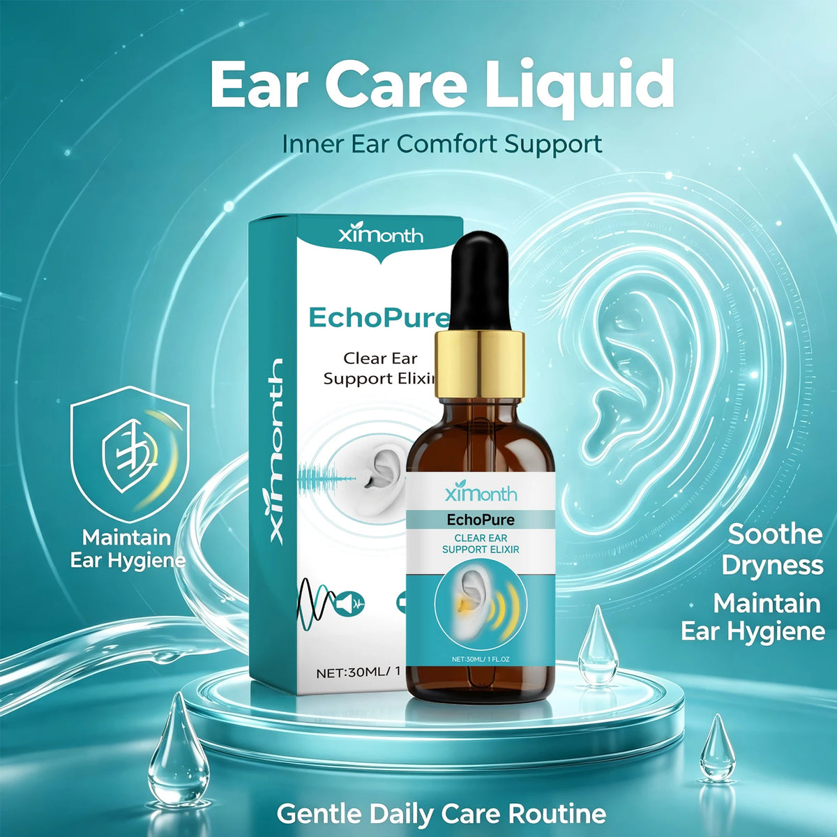 Ear Wax Removal Drops for Tinnitus Relief and Ear Cleaning