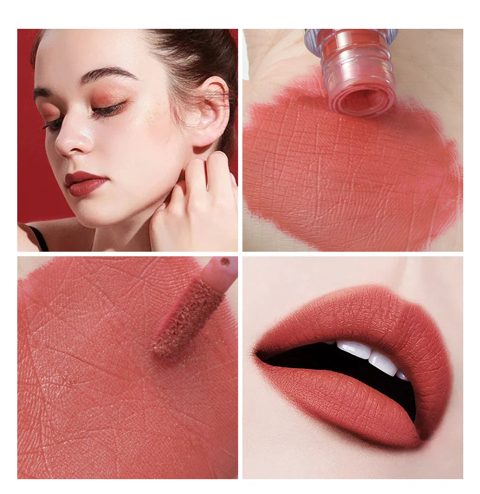 Matte Velvet Liquid Lipstick Long lasting waterproof wear