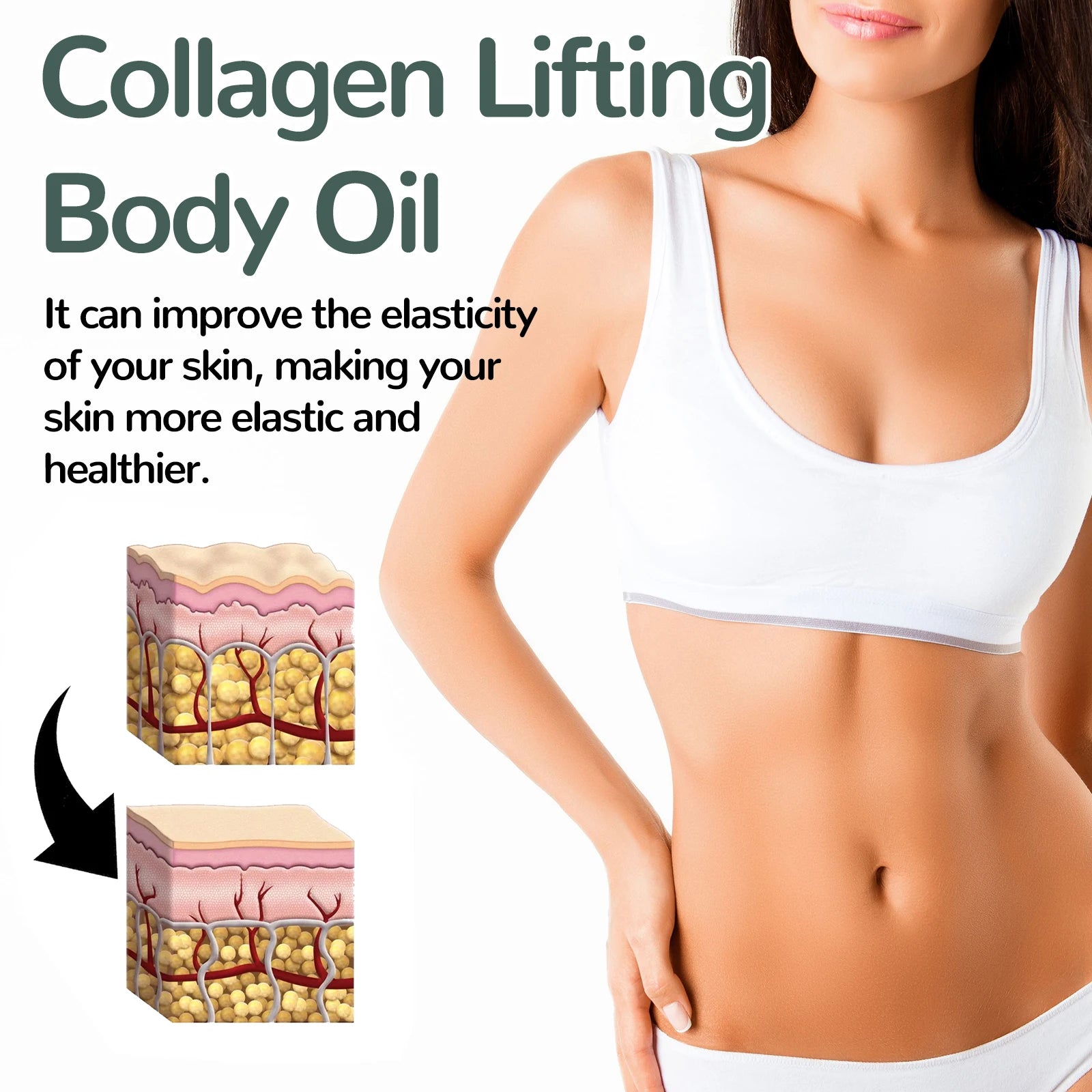Collagen Body Firming Massage Oil for Smoother Skin - 13