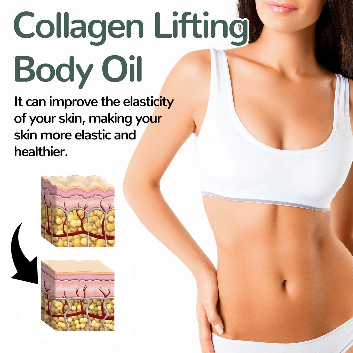 Collagen Body Firming Massage Oil for Smoother Skin