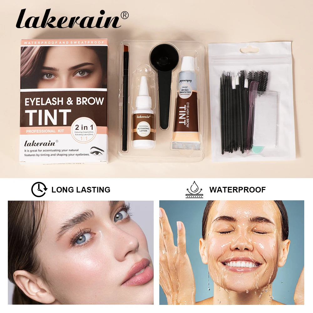 Eyelash and Brow Tint Kit for Natural Long Lasting Color - 3