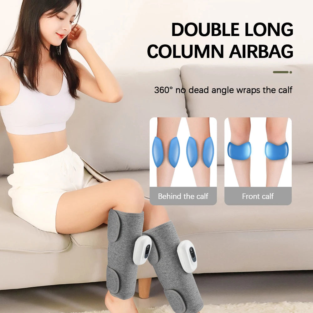 Wireless Air Compression Leg Massager with Adjustable Modes - 8