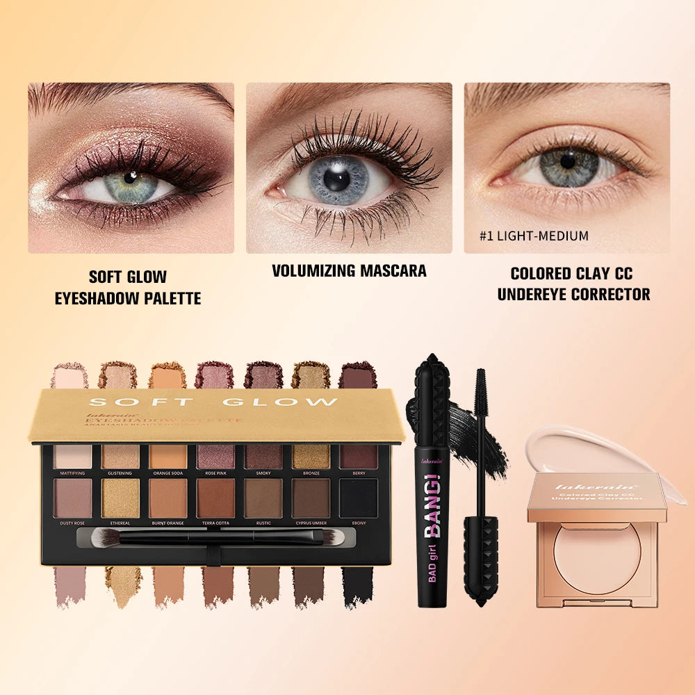 Complete Makeup Set for Flawless Eyes and Lashes