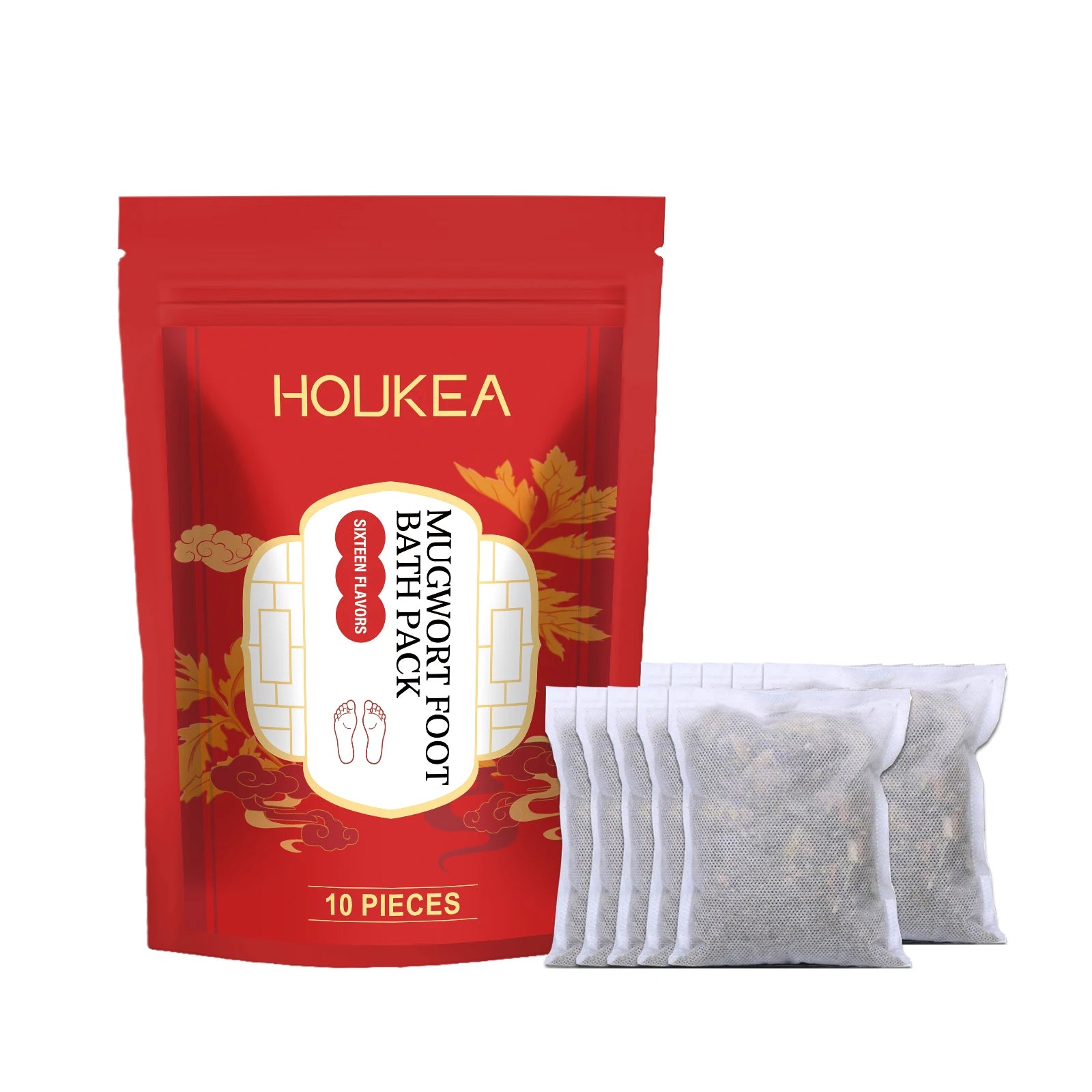 Mugwort Herbal Foot Bath Bags for Deep Relaxation - 13