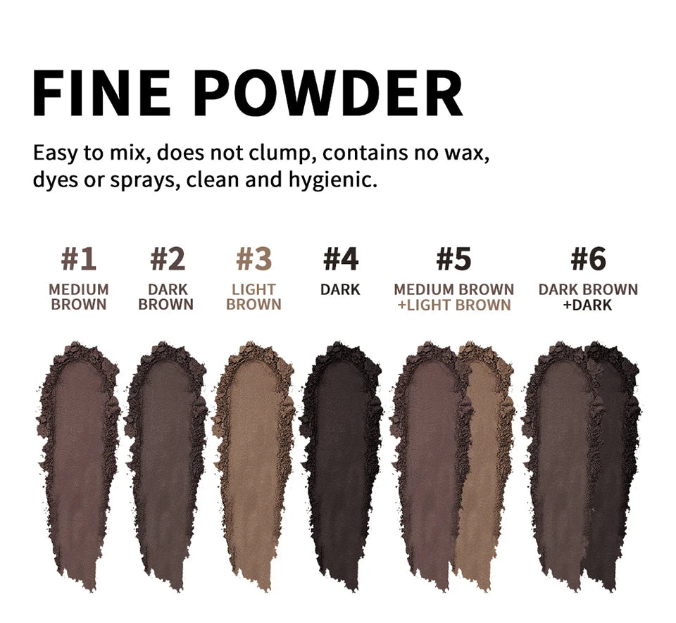 Hairline Shadow Powder for Natural Root and Gray Hair Coverage - 16