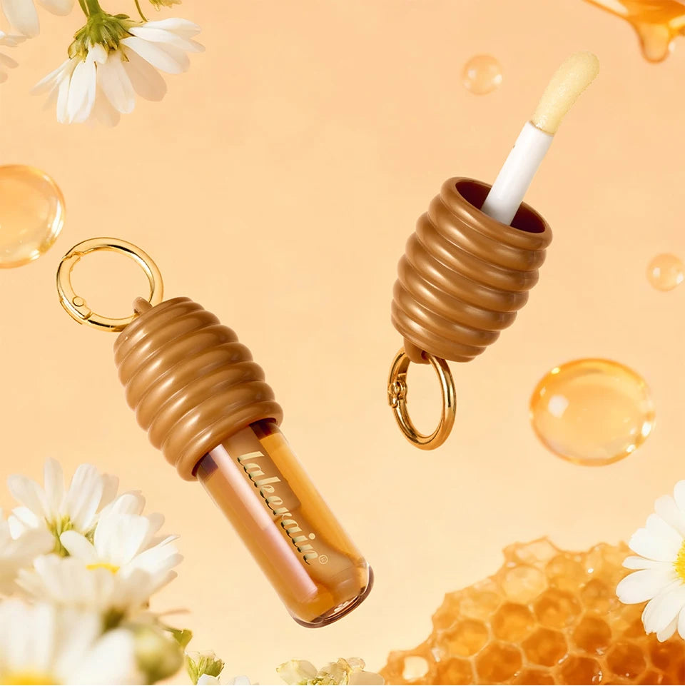 Honey Lip Gloss Set for Hydrating and Nourishing Lips - 18