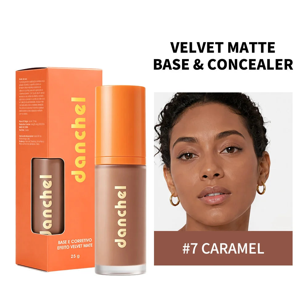 Liquid Foundation and Concealer for a Flawless Velvet Matte Finish